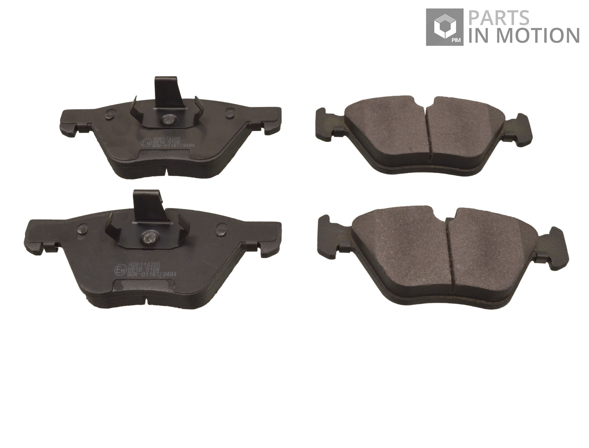 Brake Pads Set fits BMW 525D E60, E61 2.5D Front 04 to 10 ADL