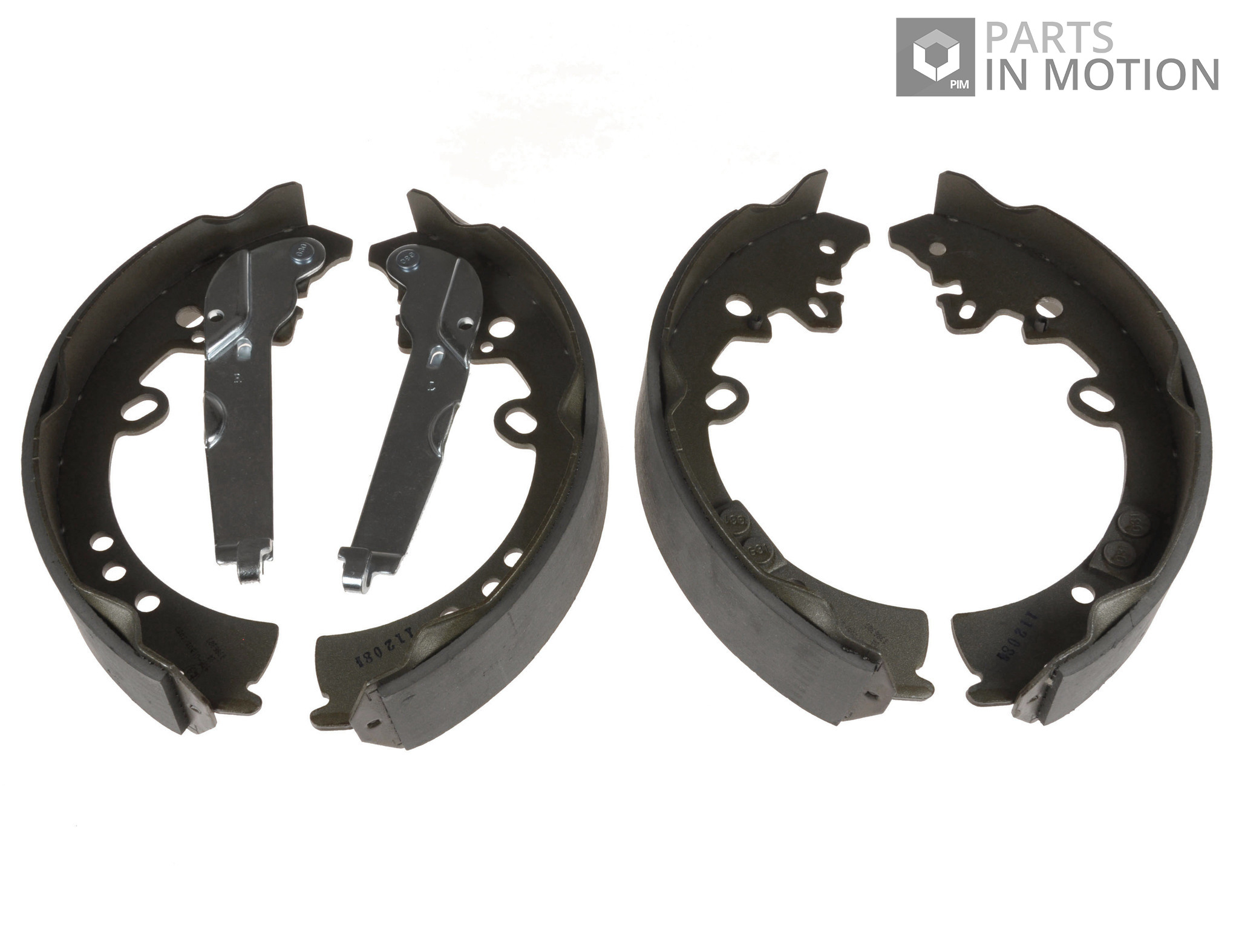 Brake Shoes fits TOYOTA HILUX GUN125 2.4D Rear 2015 on 2GDFTV Set ADL