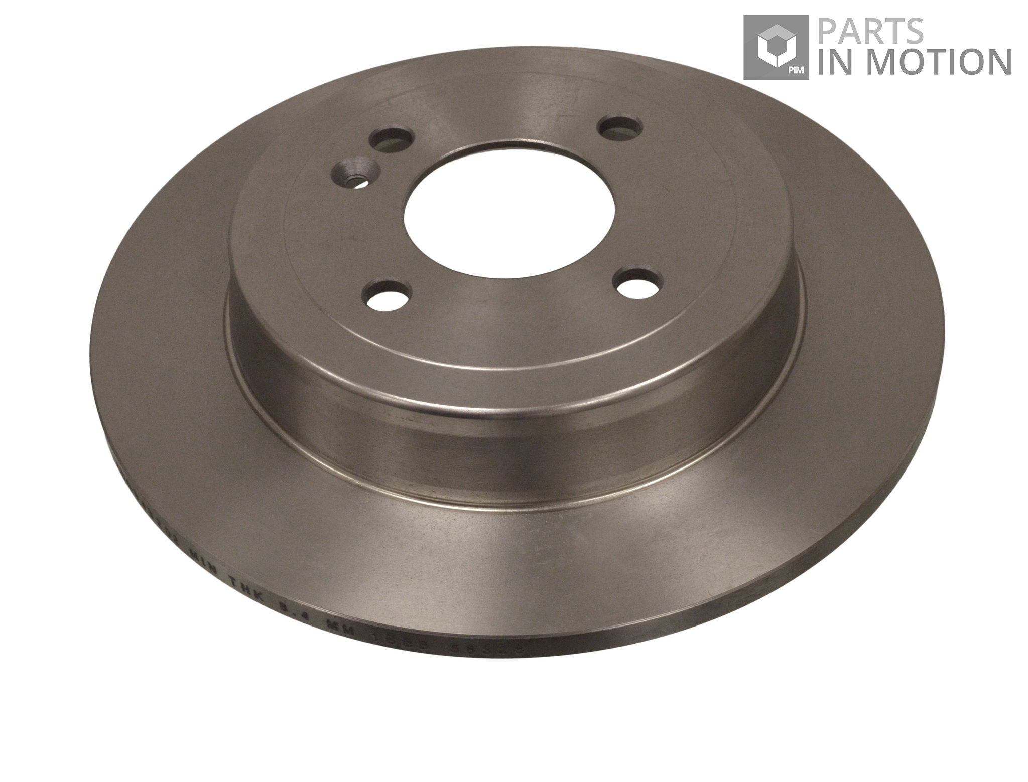 2x Brake Discs (Pair) Solid fits HYUNDAI i20 1.1D Rear 2014 on D3FA