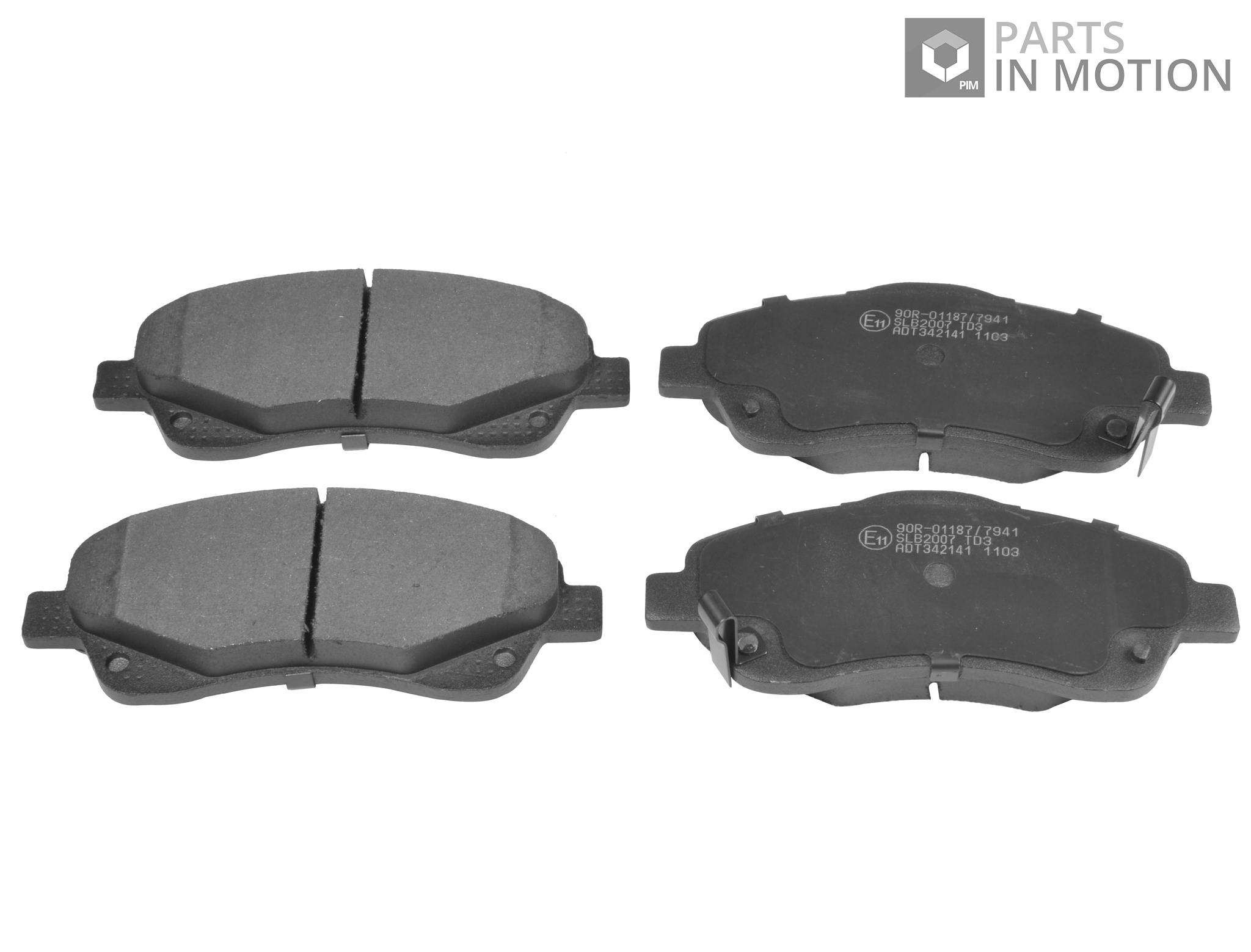 Brake Pads Set fits TOYOTA AVENSIS ADT250 2.0D Front 06 to 08 1ADFTV