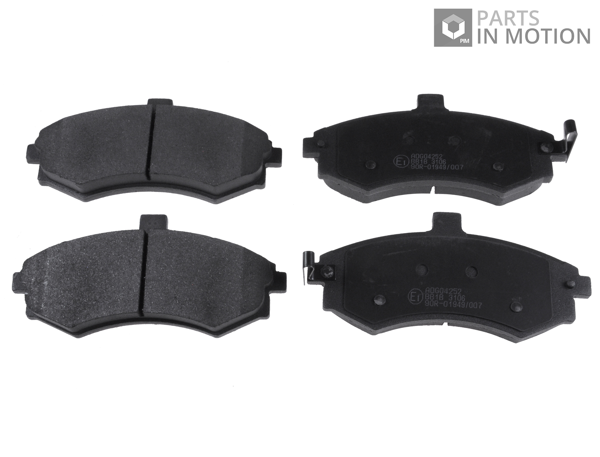 Brake Pads Set fits KIA CERATO LD 1.6 Front 2004 on With ABS G4ED ADL
