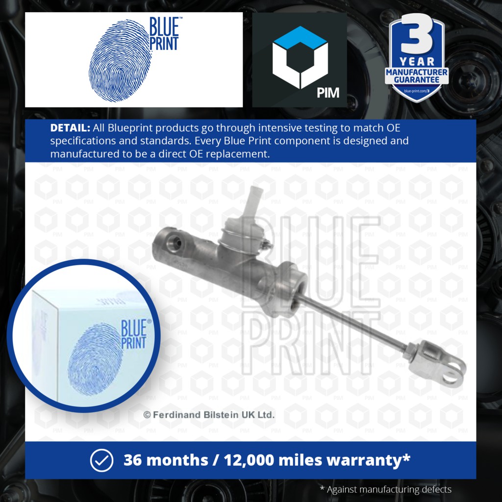 Clutch Master Cylinder Adc Blue Print Me5072 Genuine Quality Guaranteed Ebay