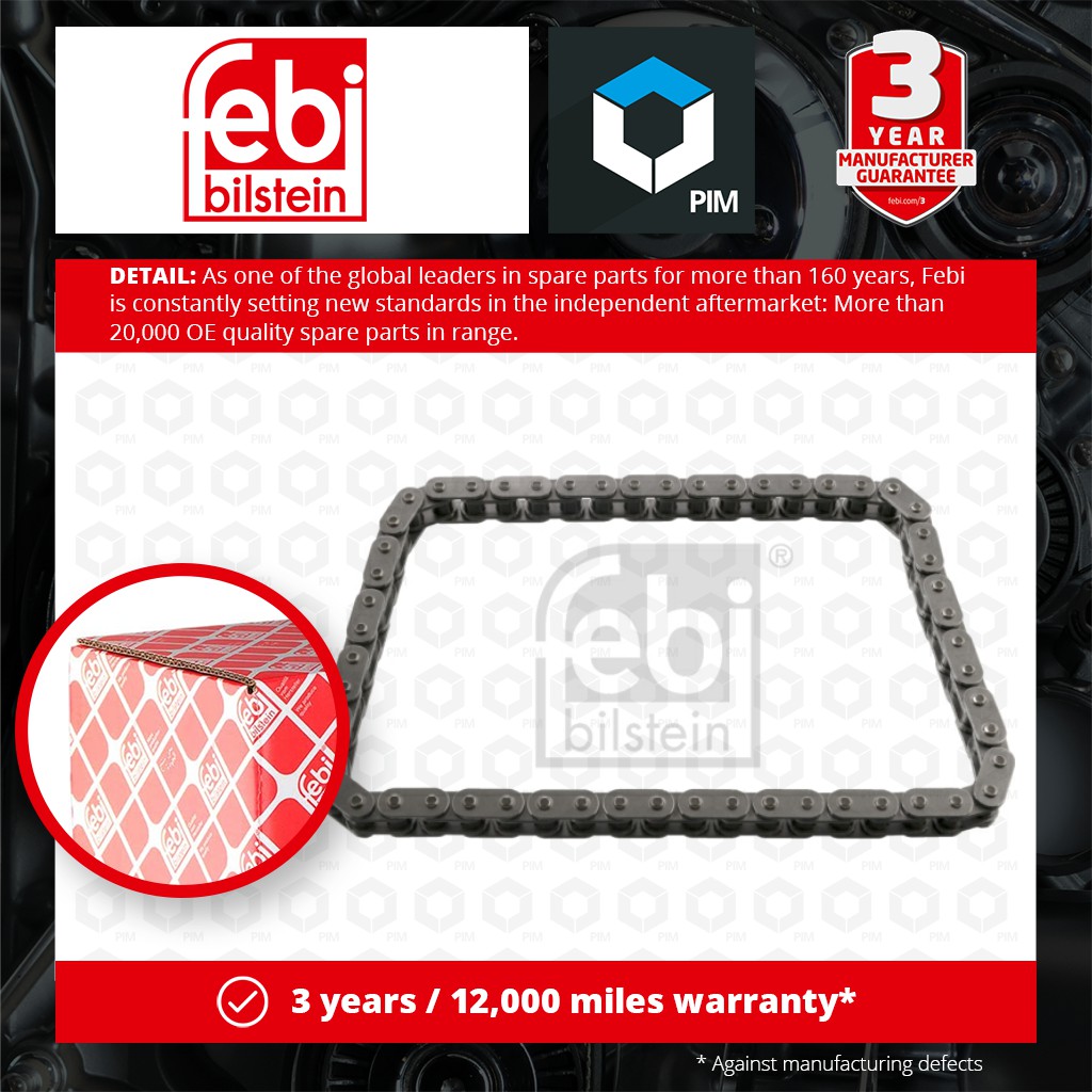 TIMING CHAIN FITS BMW 540 E39 4.4 96 to 03 11311406167 11311747437 Febi