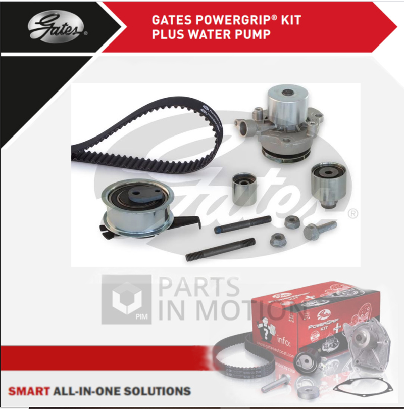 Timing Belt & Water Pump Kit fits SKODA Set Gates Genuine Top Quality