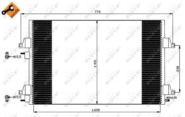 NRF 35749 Condenser | Parts in Motion