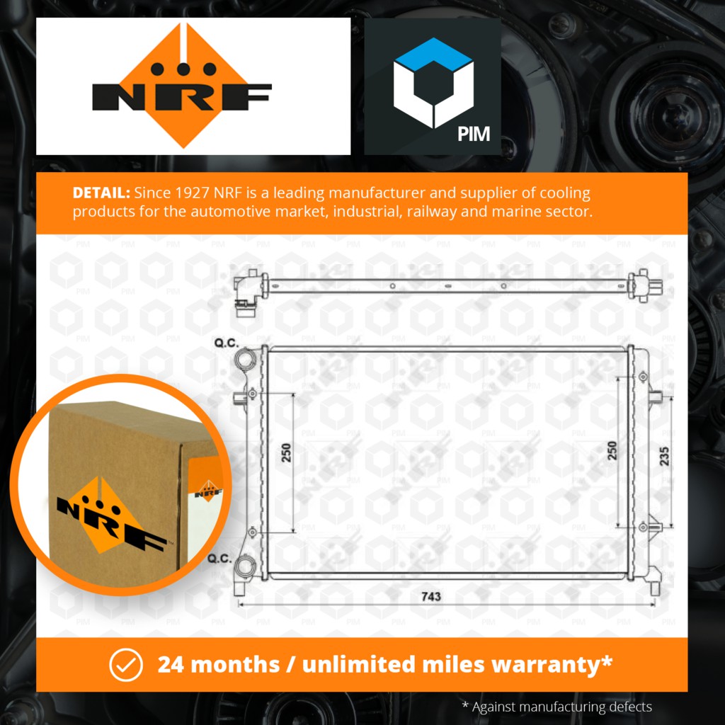 NRF 53405 Radiators | Parts in Motion