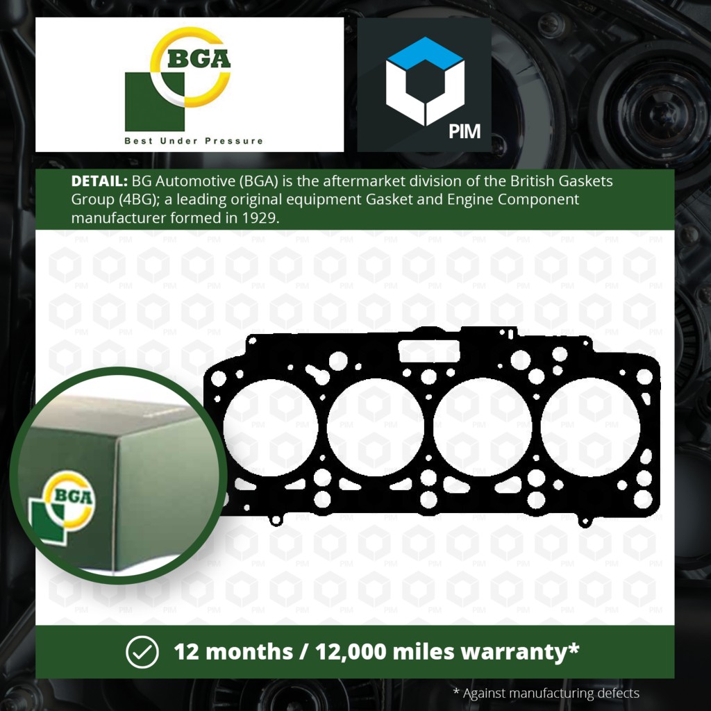 Cylinder Head Gasket fits VOLKSWAGEN POLO 6V5 1.9D 97 to 01 BGA