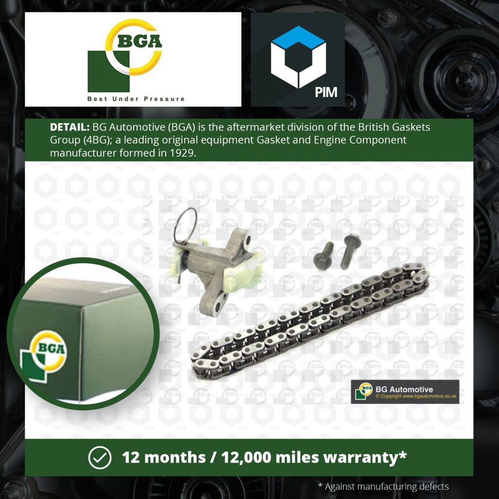 LAND ROVER DISCOVERY Mk3 2.7D Timing Chain Kit 04 to 09 276DT BGA
