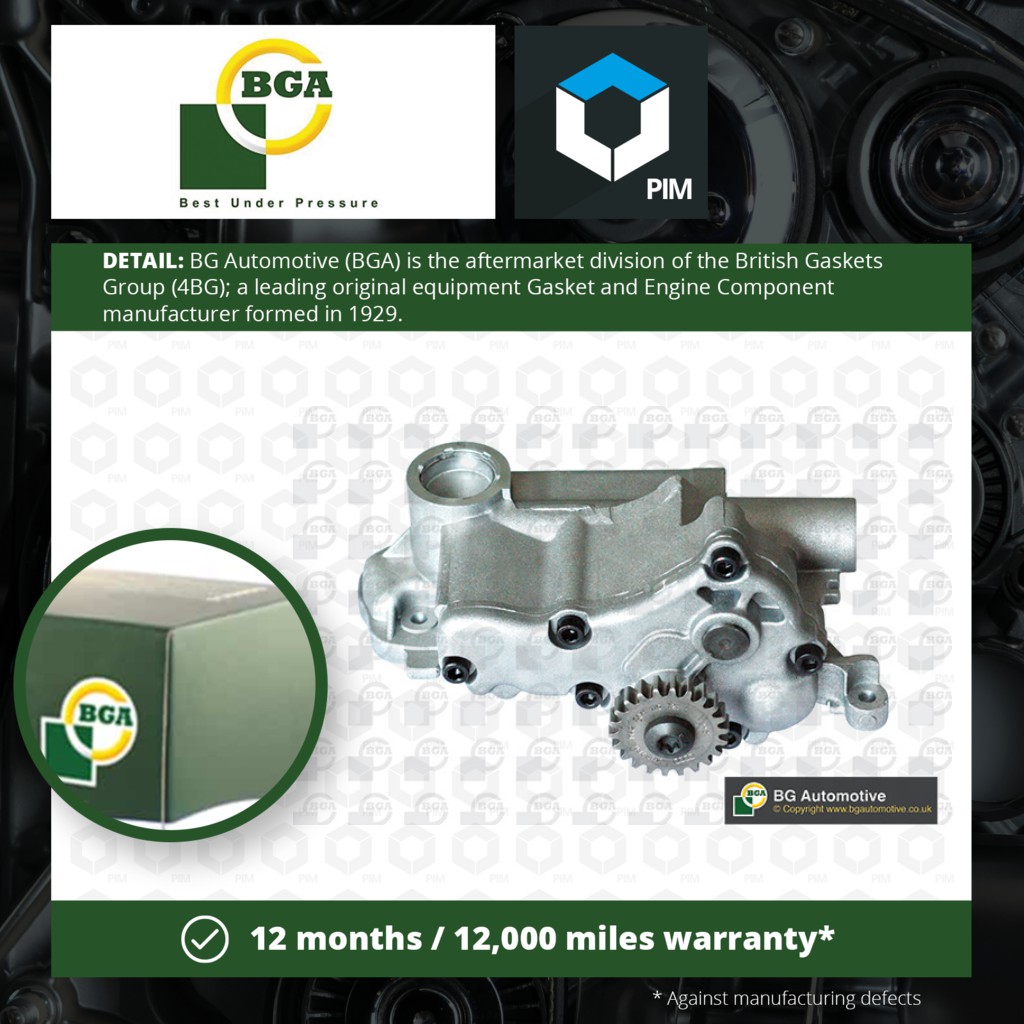 Oil Pump fits VOLKSWAGEN TIGUAN 5N 2.0 07 to 18 BGA 06J115105AB ...