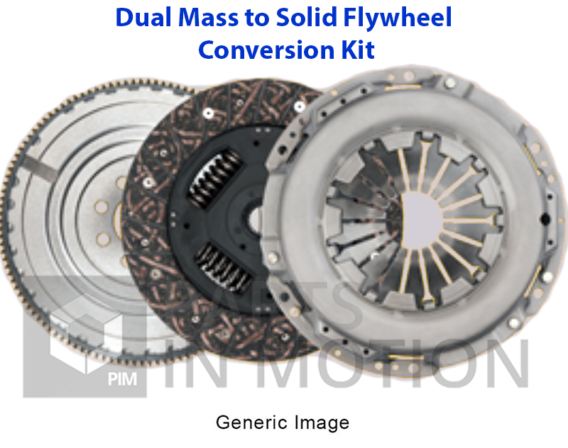 Dual to Solid Flywheel Clutch Conversion Kit fits BMW 316 E90 1.6 07 to